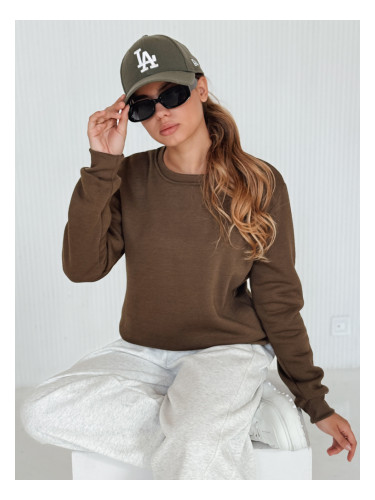 Дамски суитшърт FASHION II тъмнокафяв