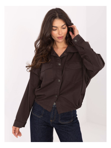Shirt-IT-KS-FL9273.86-dark brown