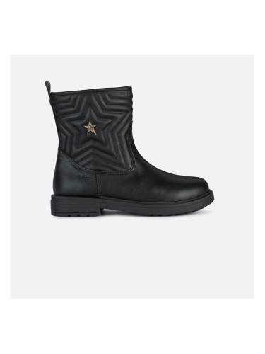 Black Girls Ankle Boots Geox Eclair - Girls