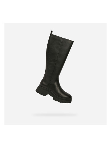 Black Women's Geox Pluette Boots - Women's