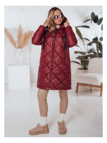 Дамско зимно яке SNOWVIBE червено