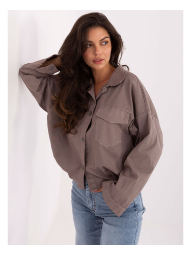 Shirt-IT-KS-FL9273.86-dark beige