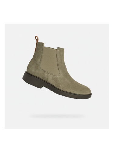 Khaki Women's Ankle Boots Geox Spherica EC1 - Ladies