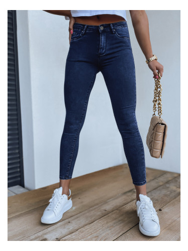 Jeansy damskie FLAWIA niebieskie Dstreet