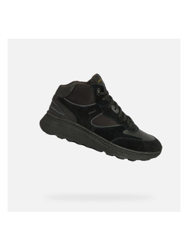 Geox Spherica Actif X1 Men's Black Ankle Boots - Mens
