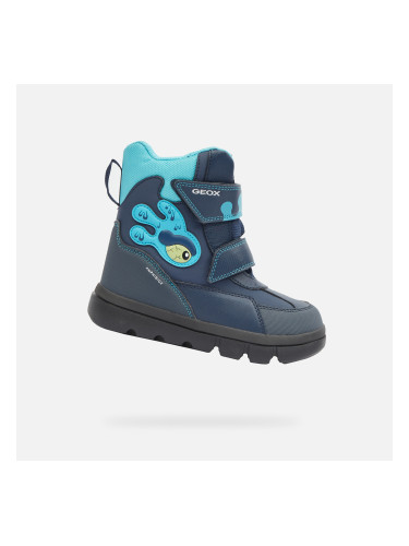 Blue boys' ankle boots Geox Willaboo AB - Boys