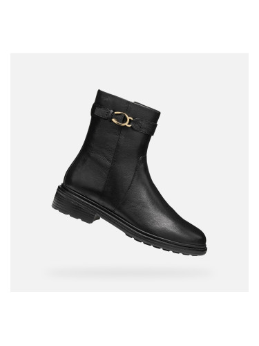 Black Women's Ankle Boots Geox Walk Pleasure - Ladies