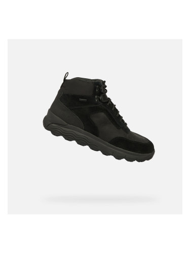 Men's Black Ankle Boots Geox Spherica 4X4 B ABX - Men