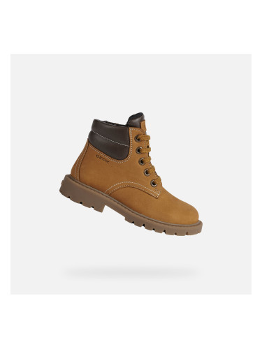 Light brown boys' ankle boots Geox Shaylax - Boys