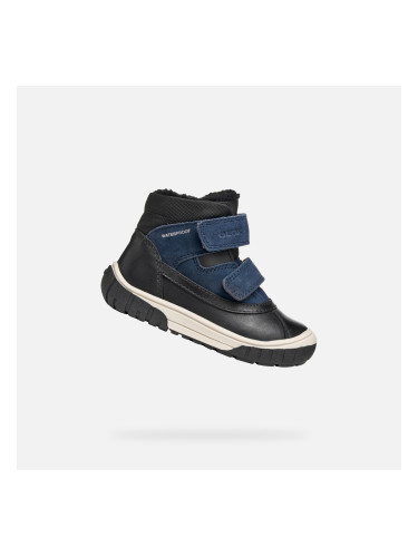Boys First Steps Geox Omar WPF Black - Boys