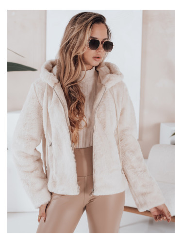 Късо дамско кожено палто ELMIRIS