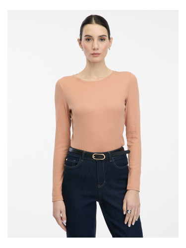 Light brown women's long-sleeved T-shirt ORSAY - Women's