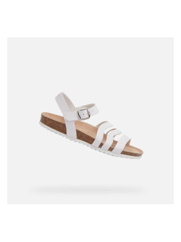 White Girls' Sandals Geox Adriel - Girls
