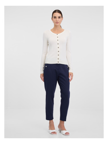 Dark blue women's trousers ORSAY - Women's