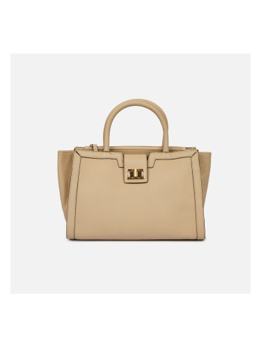 Beige women's handbag Geox Leonory - Women's