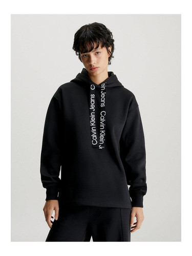 Calvin Klein Logo Drawcord Hoodie