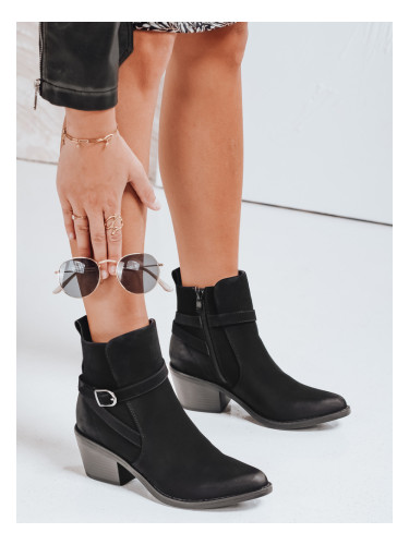Дамски боти до глезена с токчета