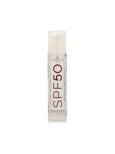 COCOSOLIS Natural Sunscreen Lotion Face & Body SPF50 Слънцезащитна козметика за тяло 100 ml