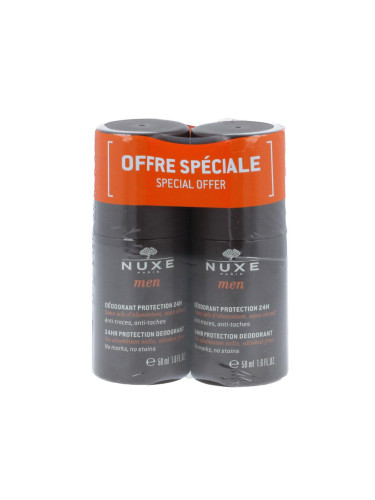 NUXE Men 24HR Protection Deodorant Дезодорант за мъже 2x50 ml