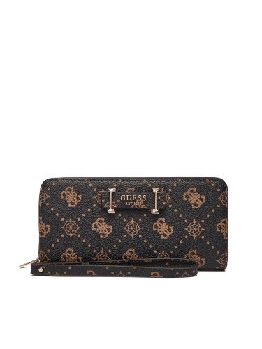 Портфейл Guess Silia Slg SWGP98 90146 Кафяв