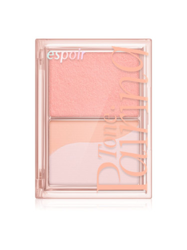 espoir Tone Pairing Cheek трио руж за перфектен външен вид цвят Peach Fizz 9 гр.