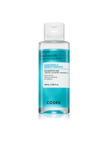 Cosrx Low pH Niacinamide Micellar Cleansing Water почистваща мицеларна вода за чувствителна кожа на лицето 100 мл.