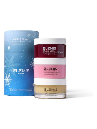 Elemis Holiday Collection Balm & Bright Cleansing Trio подаръчен комплект