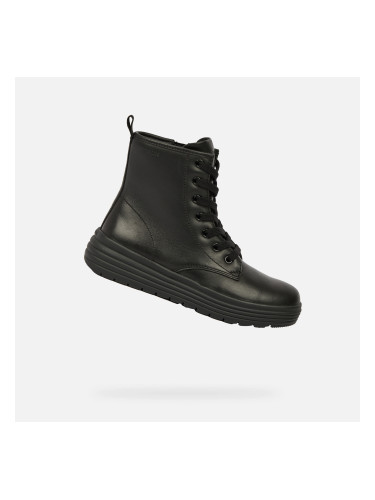 Black Girls Ankle Boots Geox Phaolae Girl - Girls