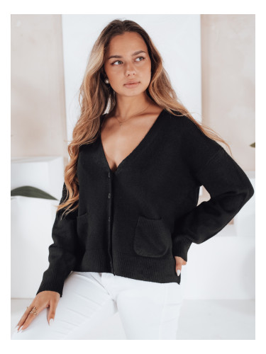 Дамски черен кардиган SORELIE