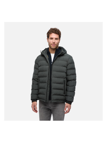 Grey Men's Quilted Jacket Geox Spherica - Men's