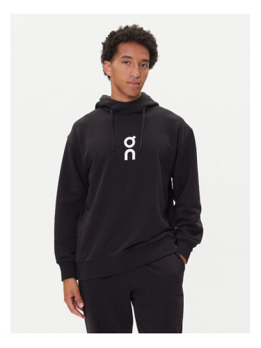 On Суитшърт Club Hoodie 1ME1003 Черен Relaxed Fit