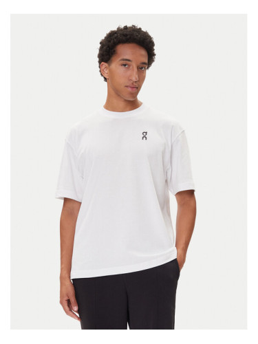 On Тишърт Club-T 1ME1005 Бял Relaxed Fit