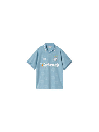 Carhartt WIP S/S HarttÉs Football T-Shirt Мъже - Тениски Carhartt WIP - Син - I034625_2UH_XX-XL - Size: XL