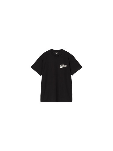 Carhartt WIP S/S Logo T-Shirt Black Мъже - Тениски Carhartt WIP - Черен - I034643_89_XX-L - Size: L