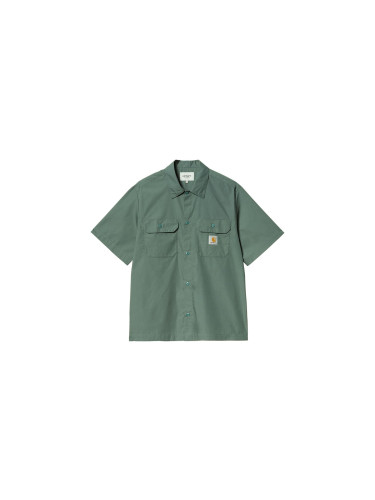 Carhartt WIP S/S Craft Shirt Green I035232_2M2_XX Мъже - Риза Carhartt WIP - Зелен - I035232_2M2_XX-L - Size: L