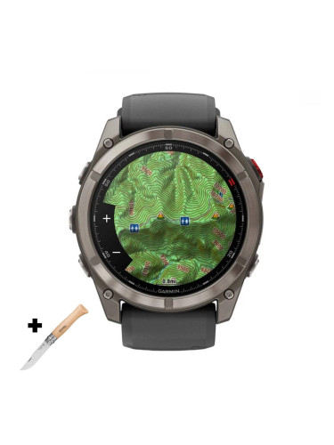 Смарт часовник Garmin Fenix 8 Pro Amoled 47 мм Sapphire Titanium/Graphite/Pebble Grey 010-03198-11