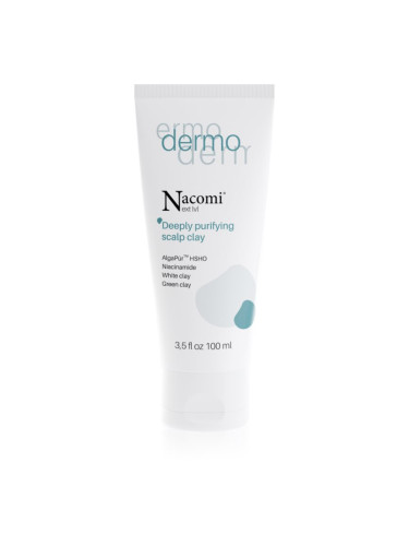 Nacomi Next Level Deeply purifying scalp clay дълбоко почистваща маска за скалпа 100 мл.