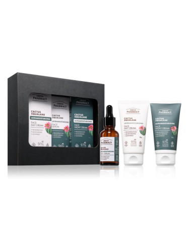 Green Pharmacy Cactus & Squalane Set подаръчен комплект за хидратиране и изпъване на кожата