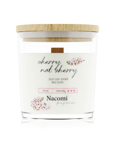 Nacomi Soy Candle Home Fragrances ароматна свещ с дървен фитил 140 гр.