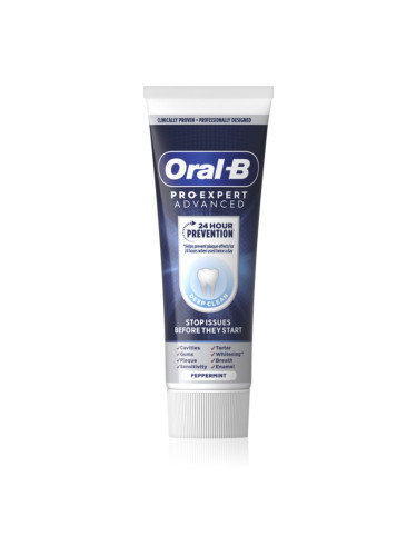 Oral-B Pro-Expert Advanced Deep Clean паста за зъби за съвършено измиване на зъби Peppermint 75 мл.