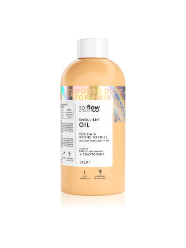 so!flow Medium Porosity Hair Emollient Oil хидратиращо олио против цъфтене 150 мл.