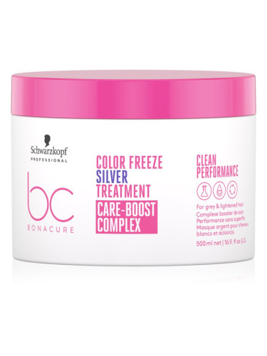 Schwarzkopf Professional BC Bonacure Color Freeze Silver интензивна маска за блонд коса и коса с кичури 500 мл.