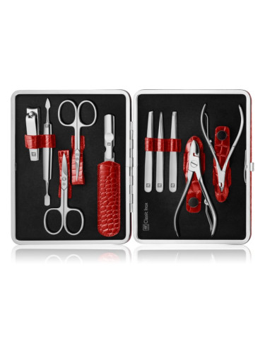 Zwilling Classic Inox комплект за маникюр Red
