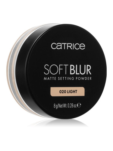 Catrice Soft Blur Matte фиксираща пудра на прах цвят 020 Light 8 гр.