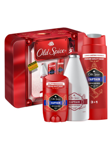 Old Spice Captain Tin Box подаръчен комплект за мъже
