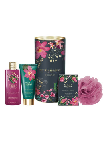 Baylis & Harding Boudoire Tropical Paradise подаръчен комплект метална кутия