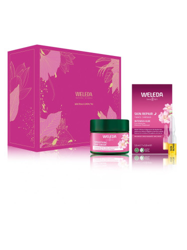 Weleda Wild Rose & White Tea подаръчен комплект за освежаване и изглаждане на кожата
