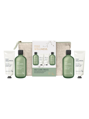 Baylis & Harding Wellness. Energise подаръчен комплект за тяло Ginger, Lime & Basil Leaf