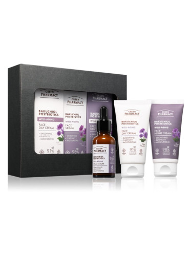 Green Pharmacy Bakuchiol & Postbiotics Set подаръчен комплект против стареене на кожата