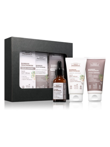 Green Pharmacy Bamboo & Niacinamide Set подаръчен комплект за перфектна кожа